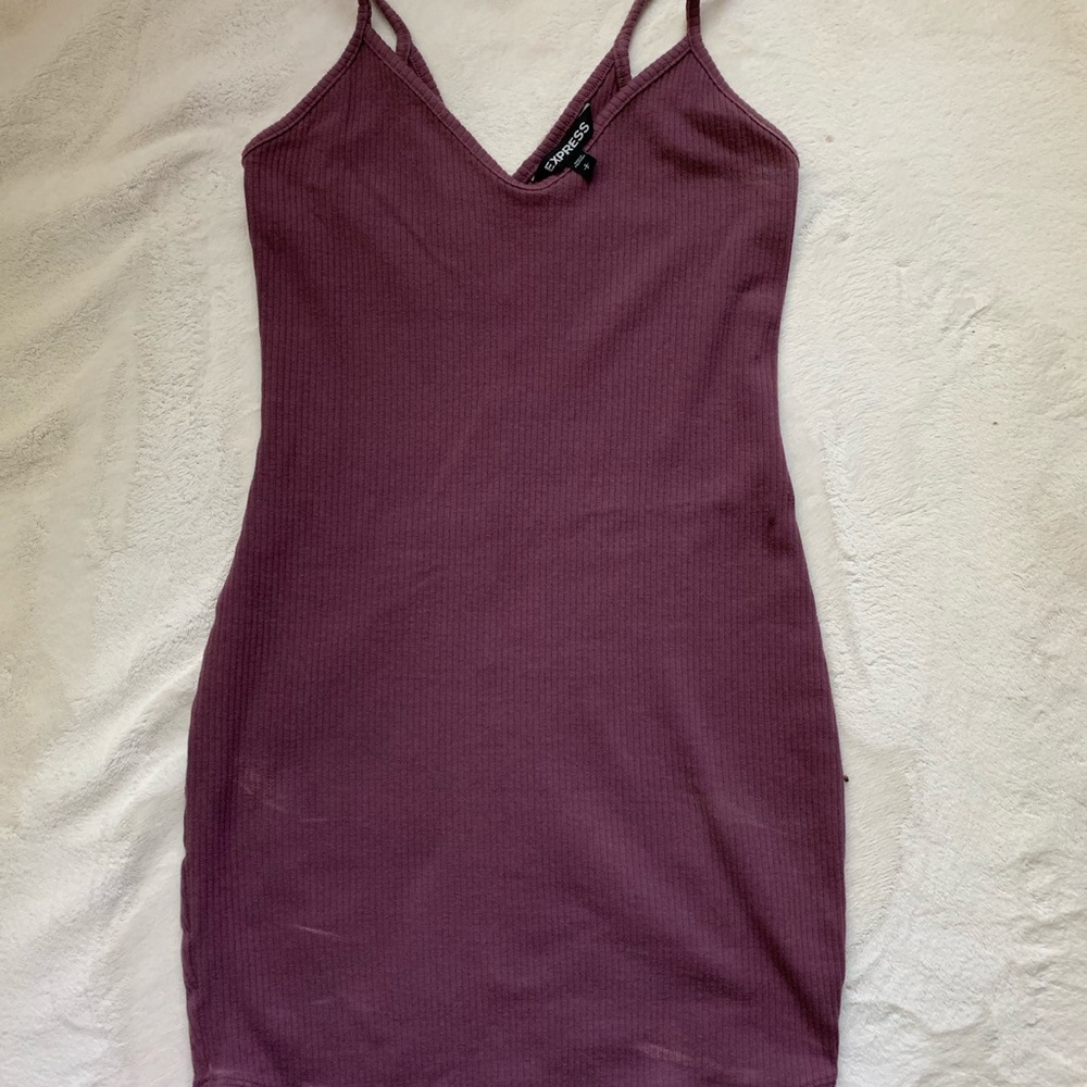 Plum pinkish mini dress